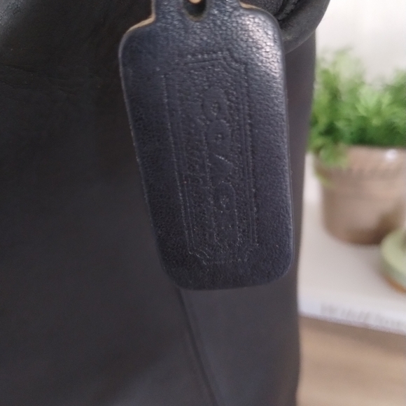 Coach Vintage Leatherware 80's XL Genuine Leather Feed Sac Duffel Bucket Bag USA - Picture 5 of 13